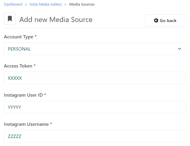 Add new Media Source - Preview